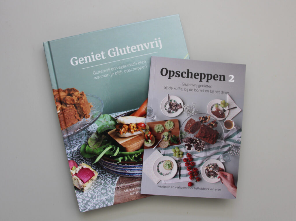 Kookboeken Geniet Glutenvrij en Opscheppen 2 - Stefan Verhoeve & Ilona Punt - metzondergluten.com